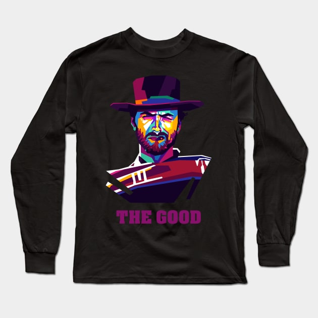 The Good - WPAP Long Sleeve T-Shirt by Wahyu Aji Sadewa